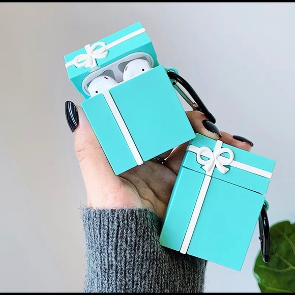 Accessories - New AirPods Baby Blue Aqua Bow Case